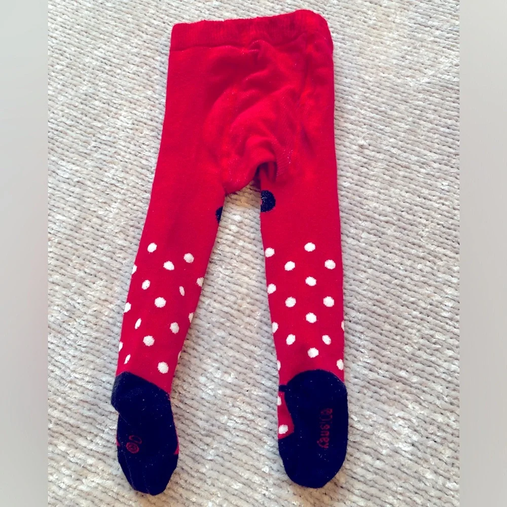 Disney Baby Minnie Mouse Tights Leggings Polka Dots, Ballet Shoes 0-9‎ months